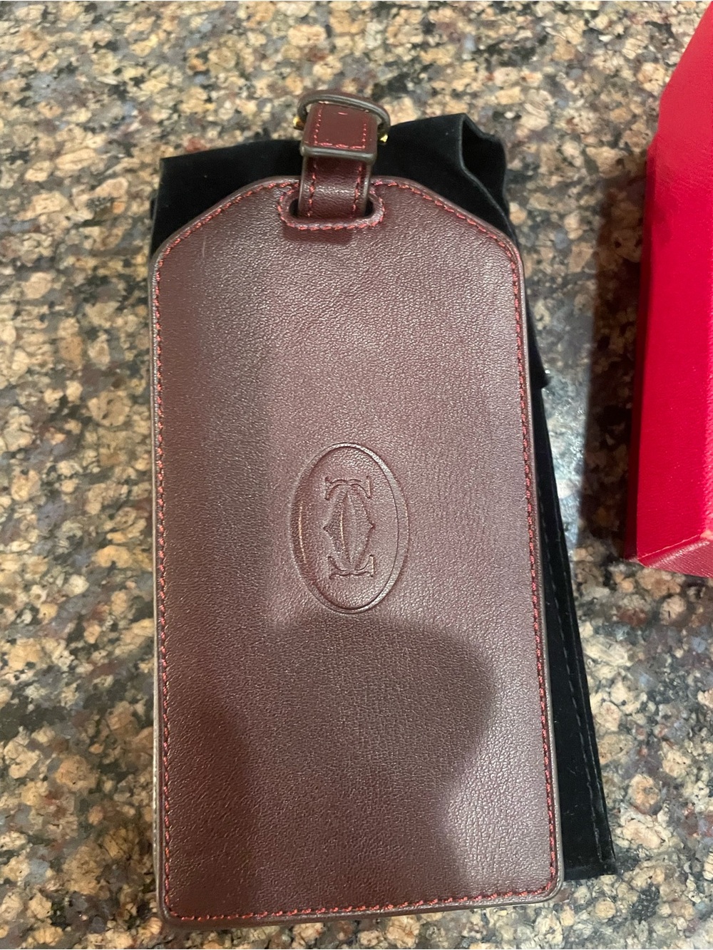 Vintage Cartier luggage tag